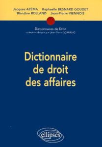 Dictionnaire De Droit Des Affaires
